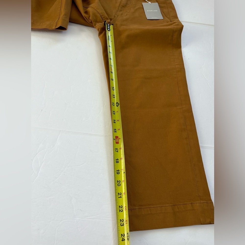Everlane The Straight Leg Crop Size 2 Short Golden Brown New with Tags - Picture 10 of 10